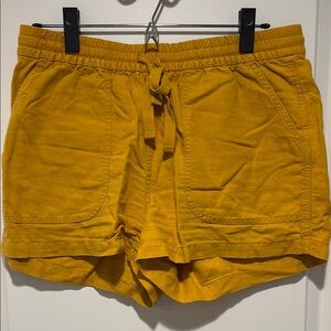Women's Mustard Yellow Shorts